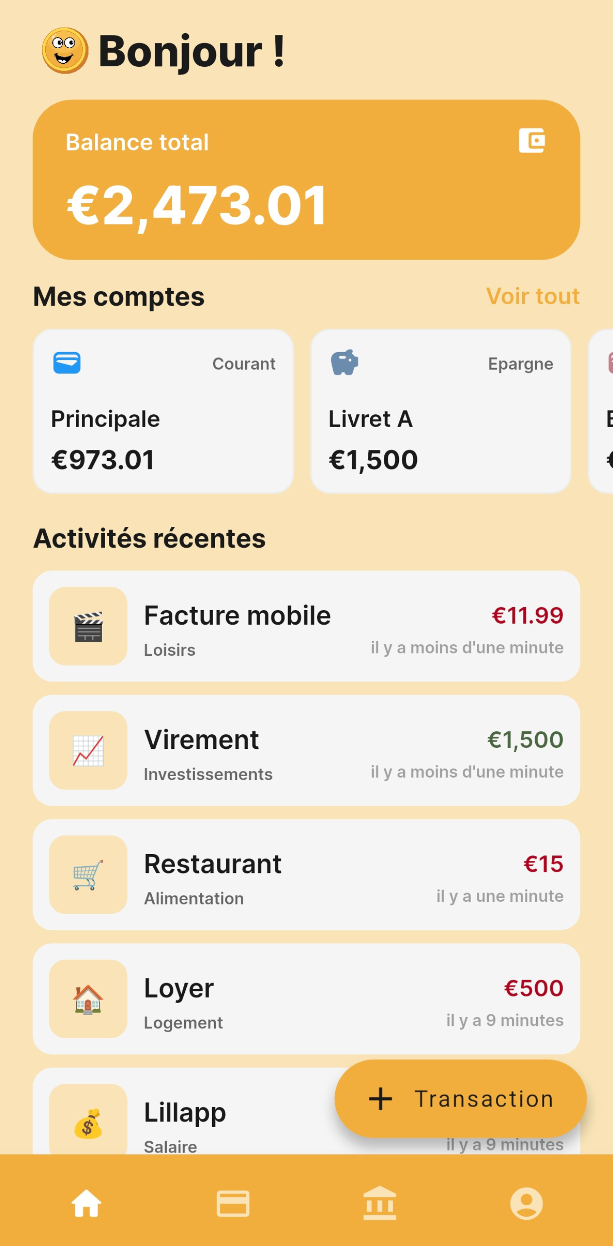 Interface Budget App